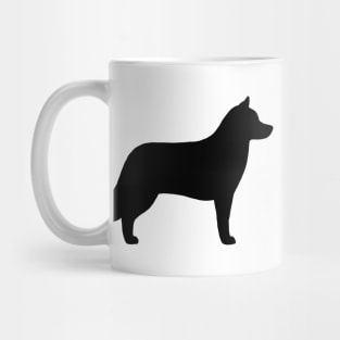 Siberian Husky Silhouette Mug